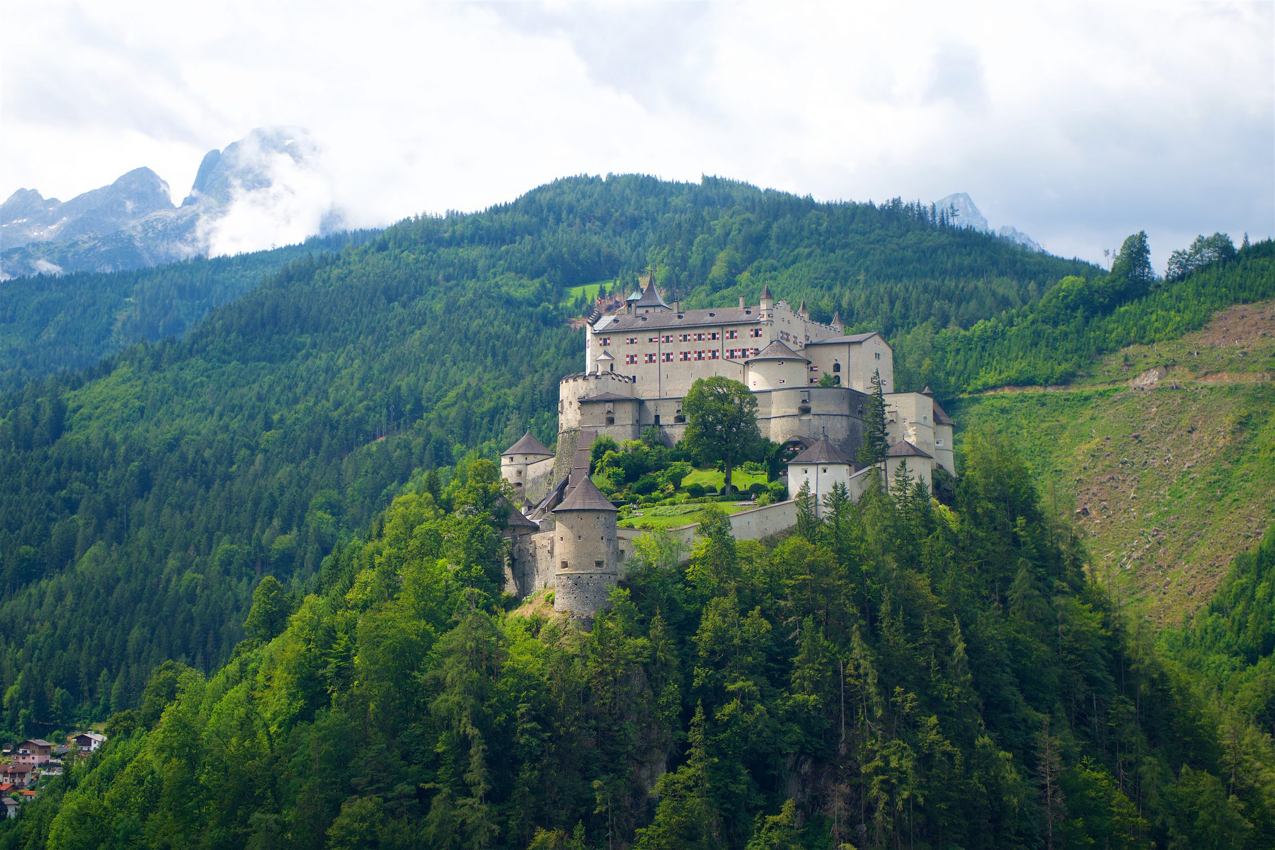 Explore Salzburg on the bike tour and visit Hohenwerfen Fortress