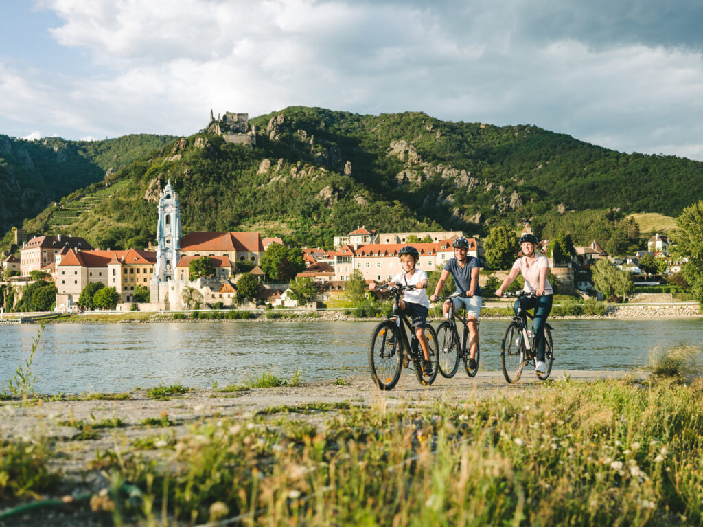 Donauradweg Duernstein (c) Niederösterreich Werbung Stefan Fuertbauer