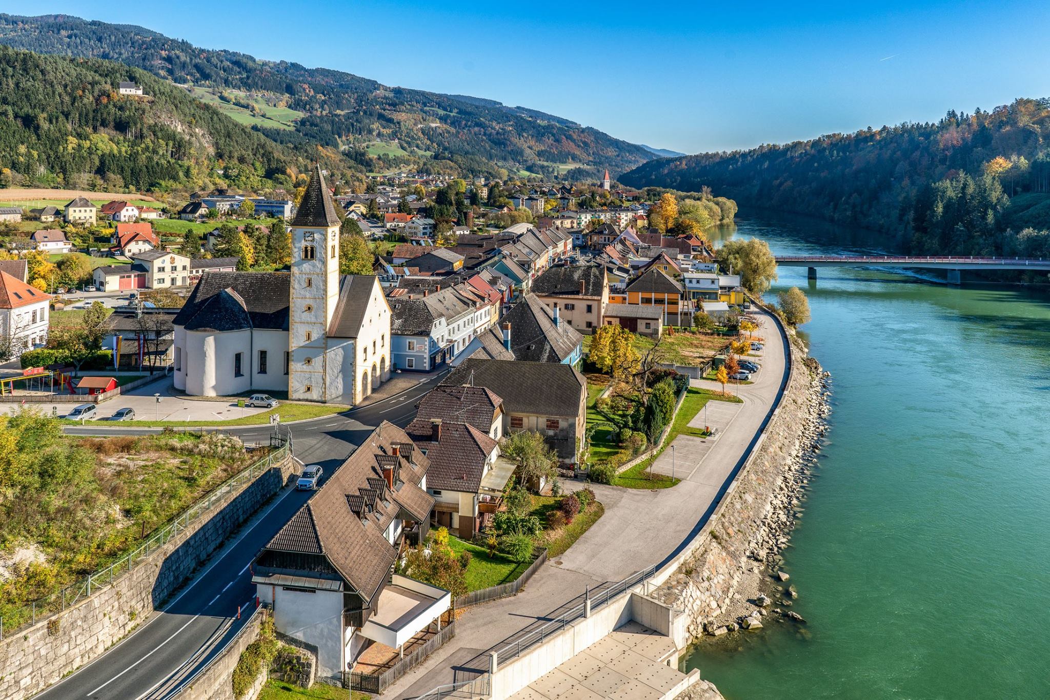 Lavamünd a Drau (c) mezővárosban, Lavamündben