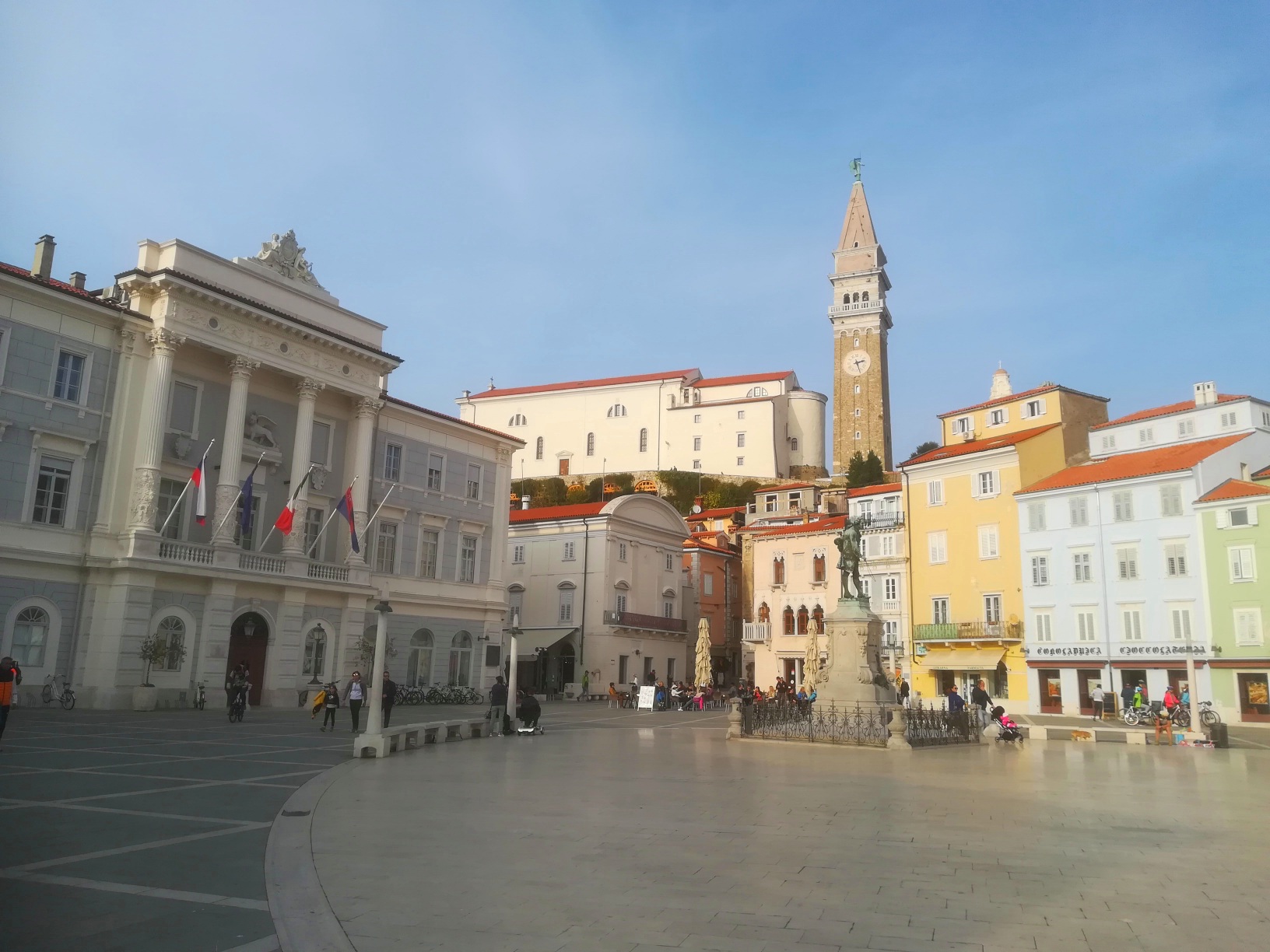 Piran gyönyörű óvárosa az Emerald Cycle Route színpadi célpontja.