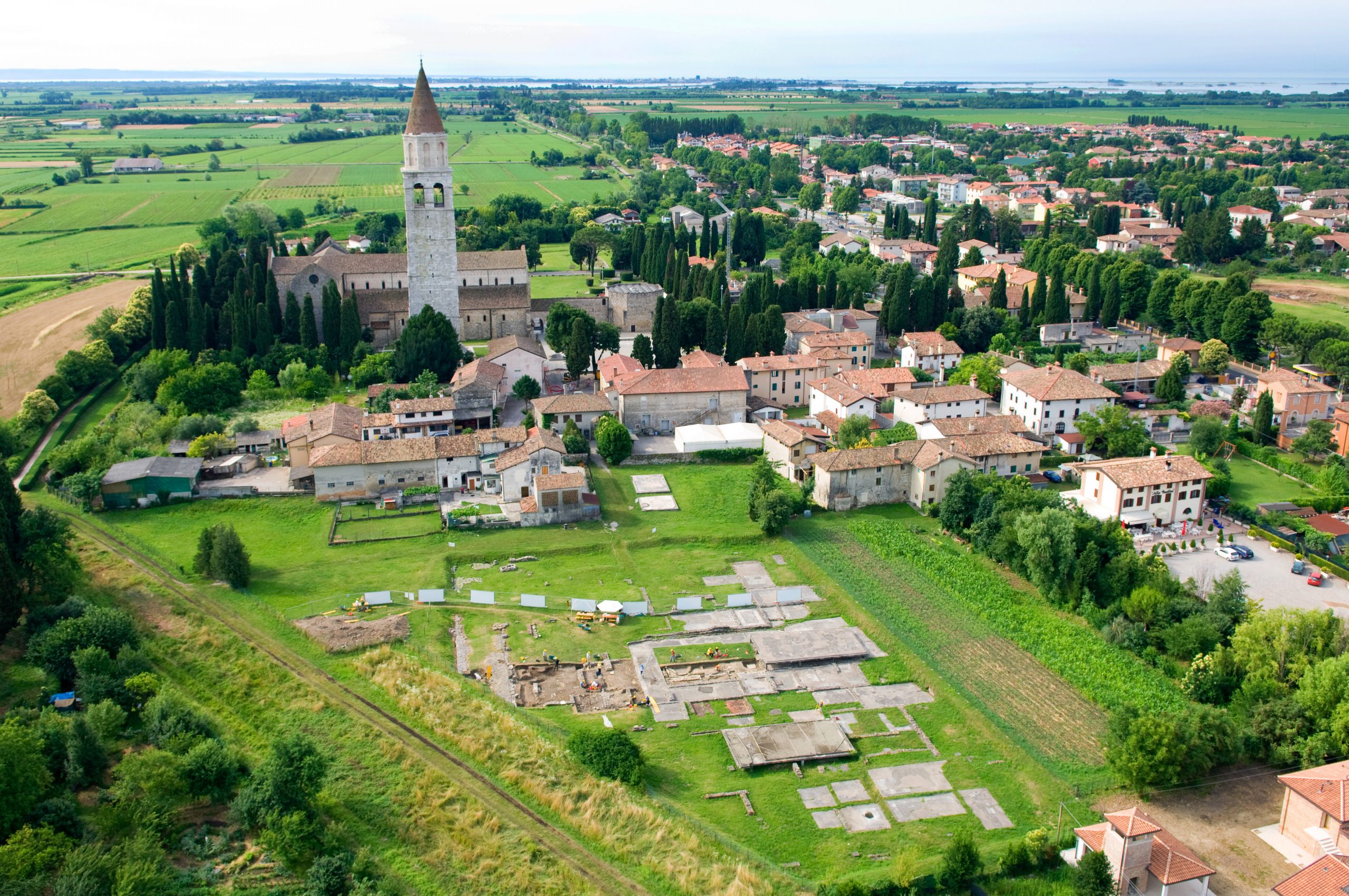Roman excavations in Aquileia - an exciting excursion on a cycling holiday