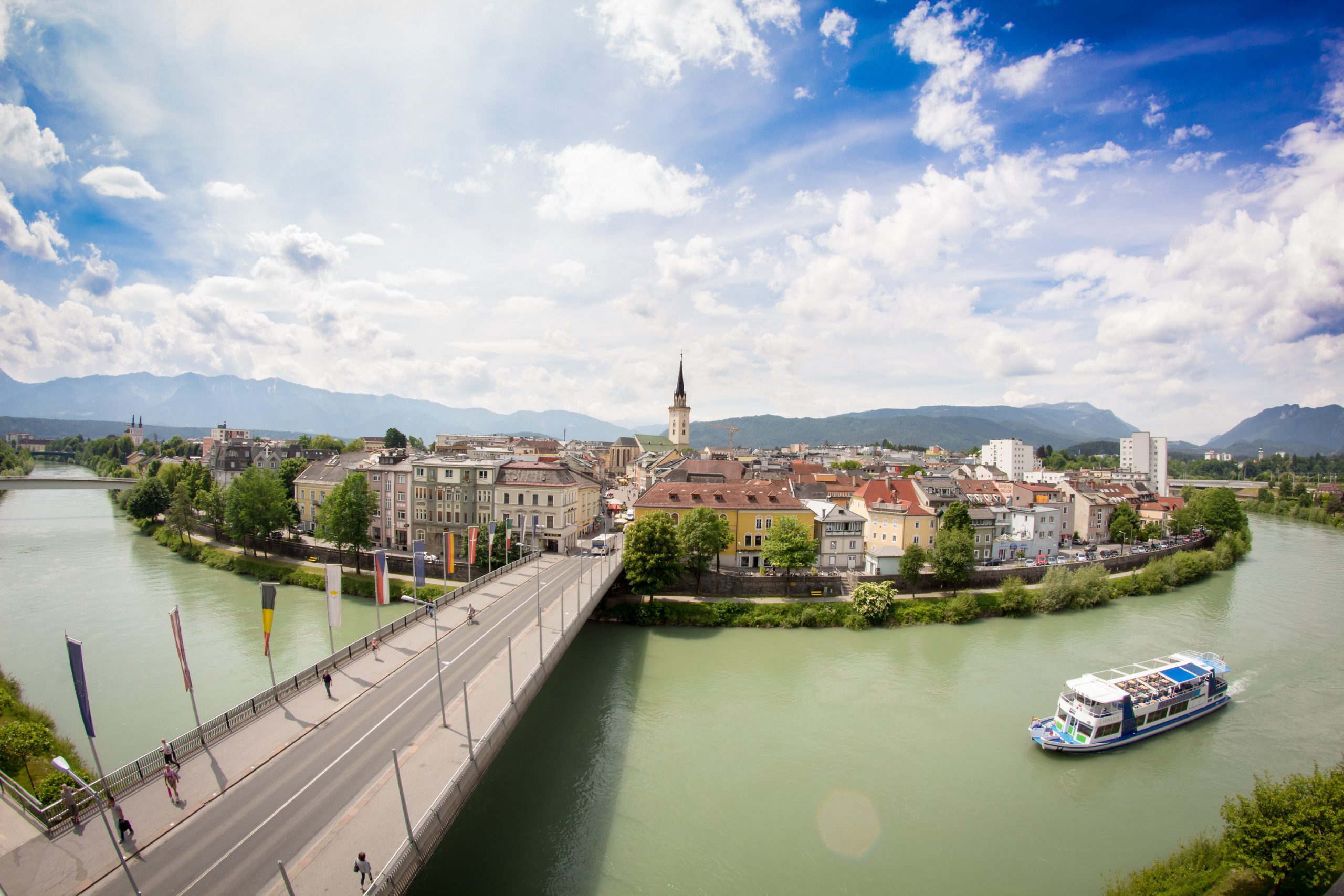 Découvrez la capitale du vélo Villach avec ses pistes cyclables bien balisées