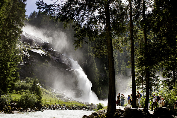 the Krimml waterfalls are worth a visit