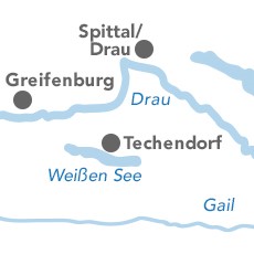 Weissensee kaart