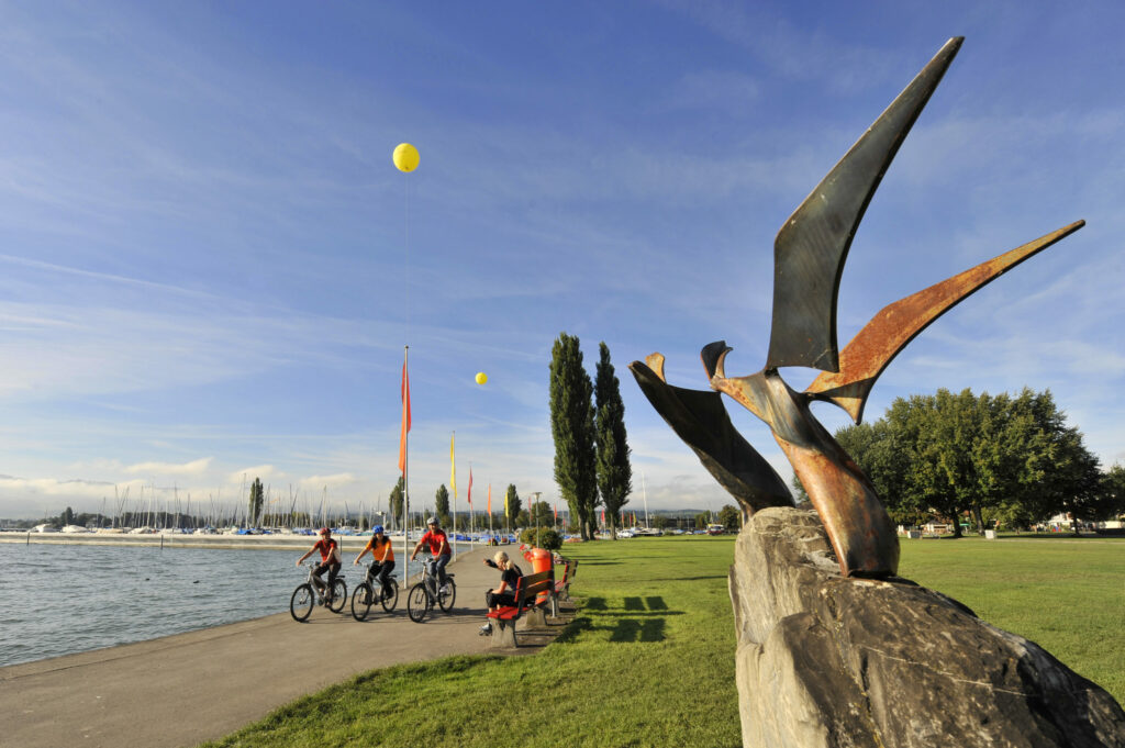 Arbon à vélo au bord du lac C Thurgovie Tourismus