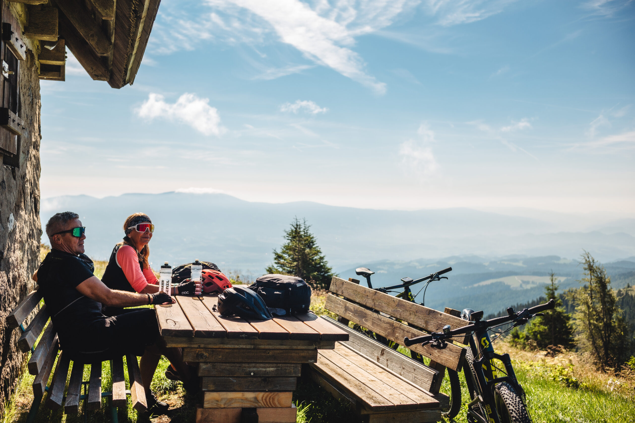 Pihenőhely a Wolfsbergerhütte-nél, Saualpe © Lavanttal
