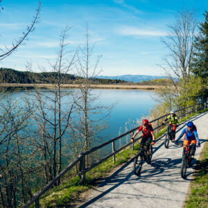 Radfahren am Gösseldorfer See