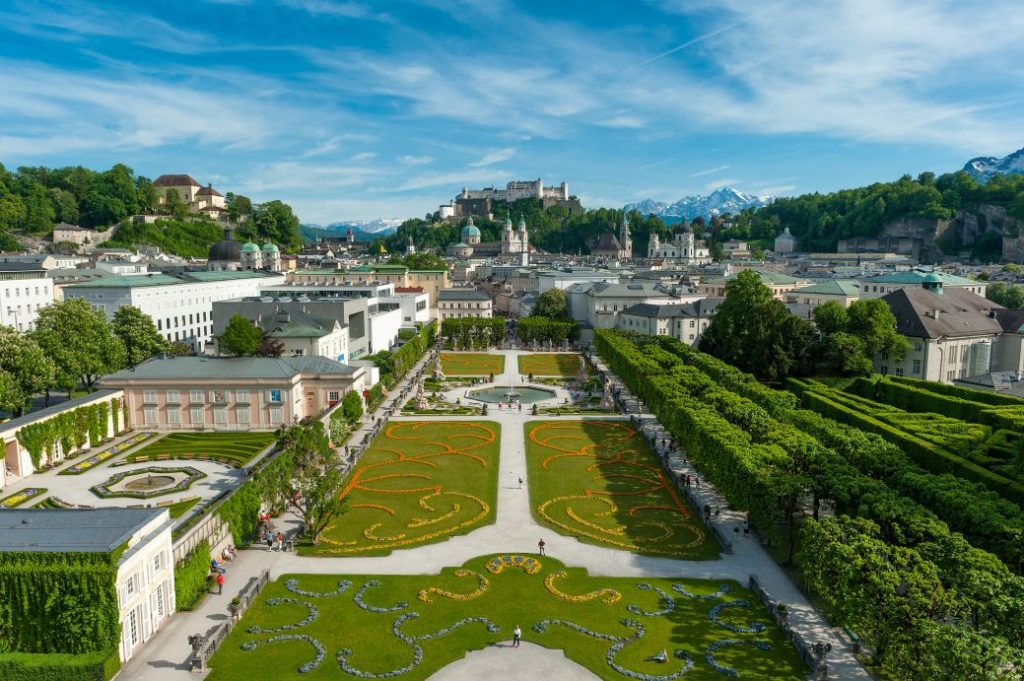 Mirabell kert Salzburgban © Tourismus Salzburg GmbH