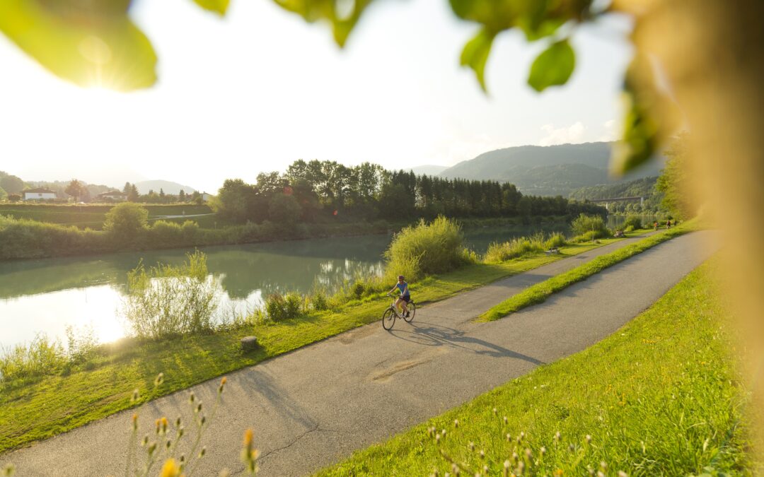 Den Süden spüren, die Natur erleben: Der Drauradweg in Kärnten