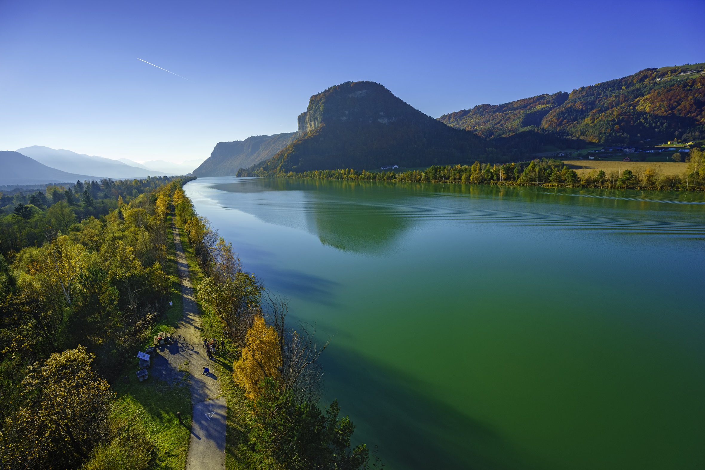 Pista ciclabile della Drava nella Rosental ©Gert Steinthaler