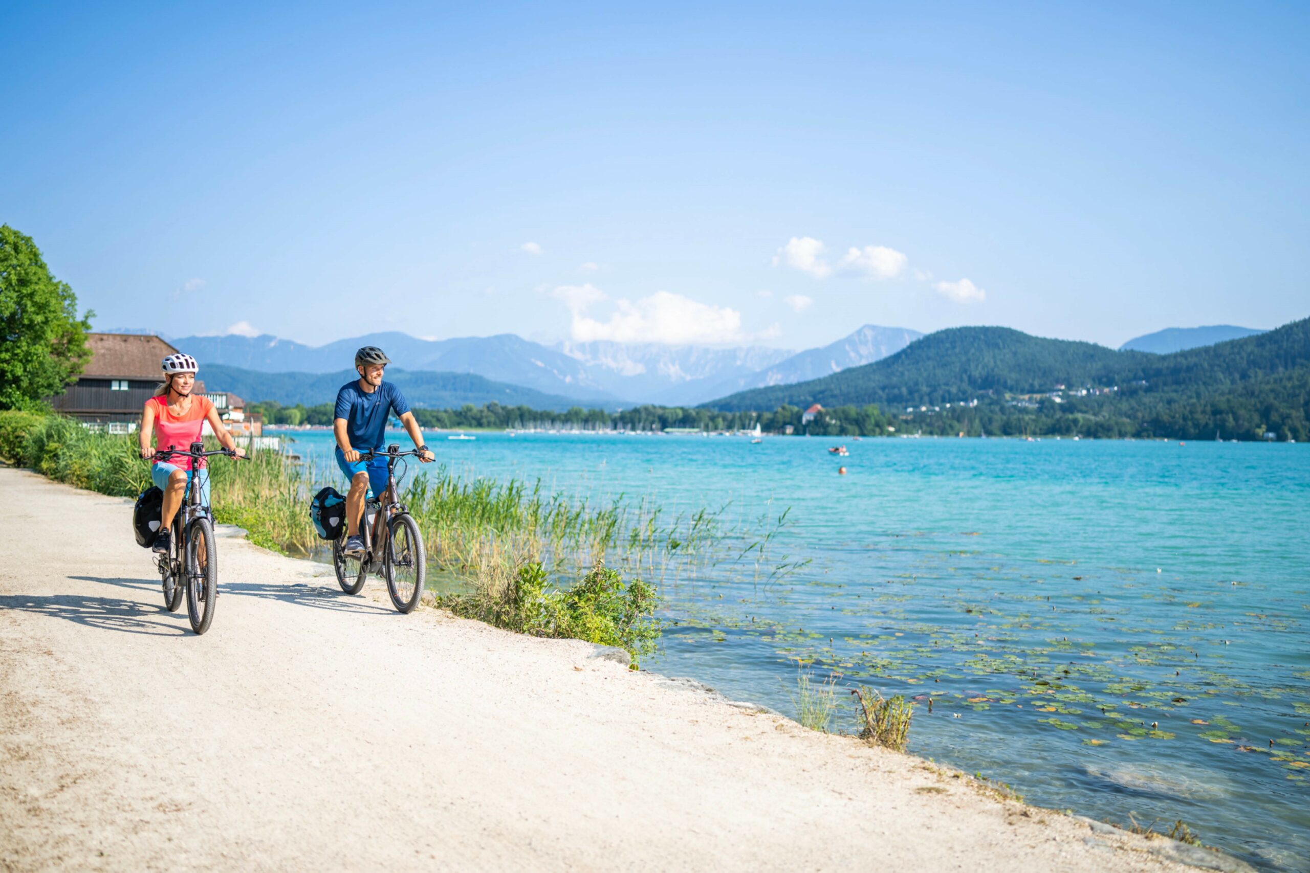 Leisure bike tour on the Wörthersee cycle path © Kärnten Werbung, Gert Perauer