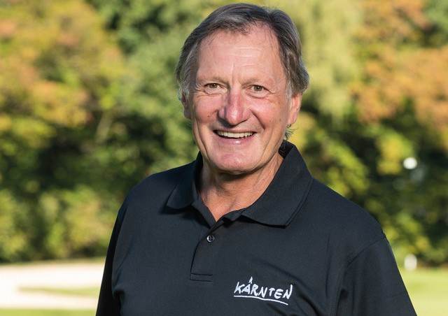Ski legend Franz Klammer cycles with Velovista © Kärnten Werbung
