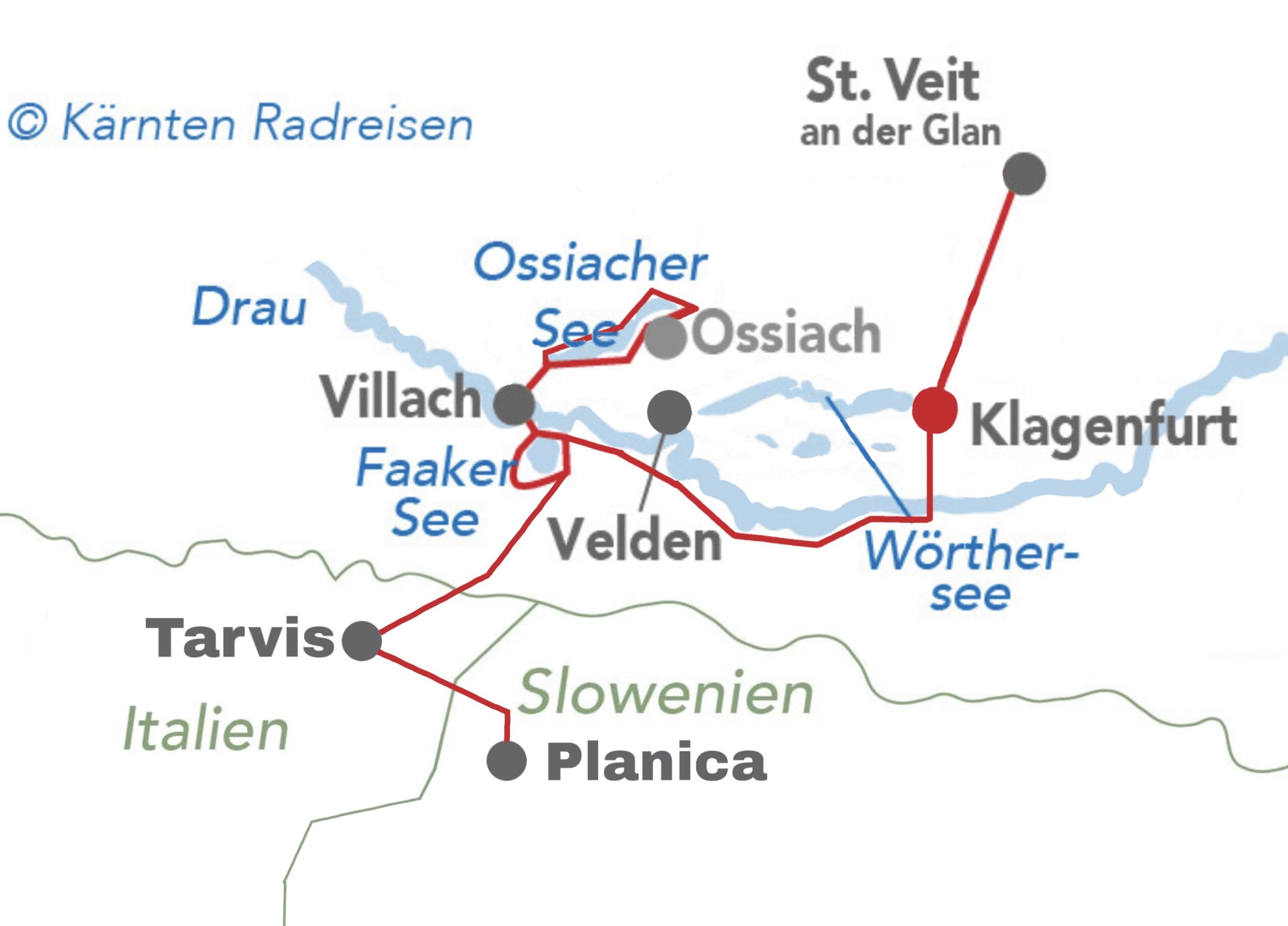 Velovista Faaker See Package 2026 (c) Kärnten Radreisen